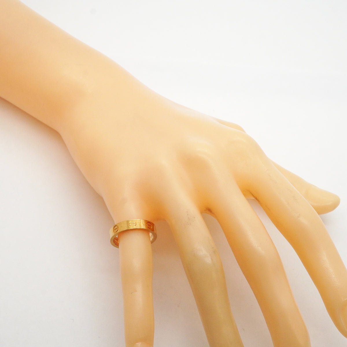 【6jhb0134】カルティエ リング ミニラブ 1PD K18PG ピンクゴールド ダイヤモンド ＃49【中古】レディース