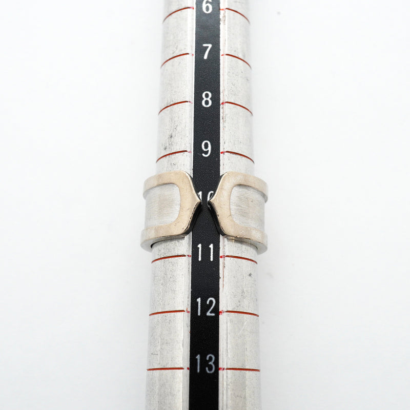 【6jhb0148】カルティエ リング C2 ラージ K18WG ホワイトゴールド ＃50【中古】レディース
