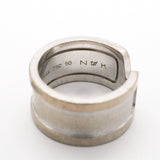 【6jhb0148】カルティエ リング C2 ラージ K18WG ホワイトゴールド ＃50【中古】レディース