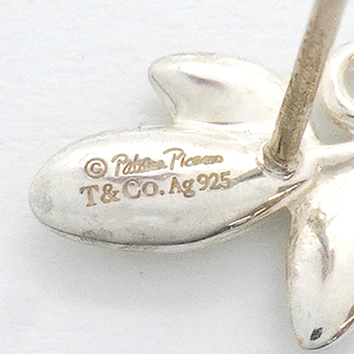 【6jhb0166-k】ティファニー ピアス オリーブリーフ シルバー925【中古】レディース