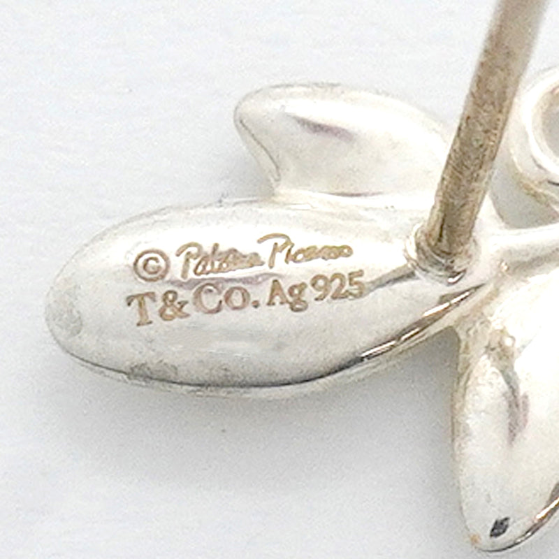 【6jhb0166-k】ティファニー ピアス オリーブリーフ シルバー925【中古】レディース