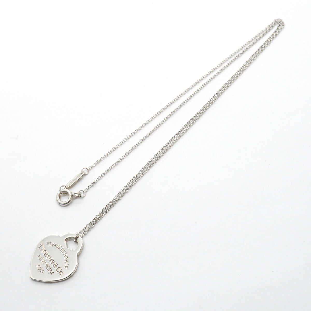 【6jhb0171-k】ティファニー ネックレス リターントゥ/ハートタグ シルバー925【中古】レディース