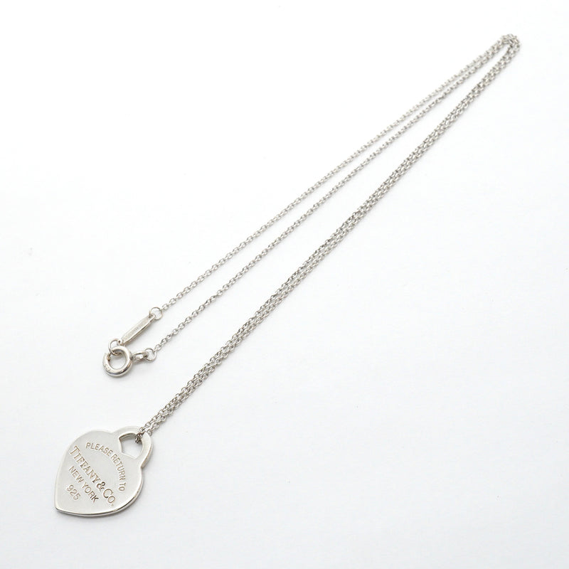 【6jhb0171-k】ティファニー ネックレス リターントゥ/ハートタグ シルバー925【中古】レディース