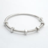 【6jhb0176】カルティエ バングル エクルドゥ K18WG ホワイトゴールド【中古】レディース