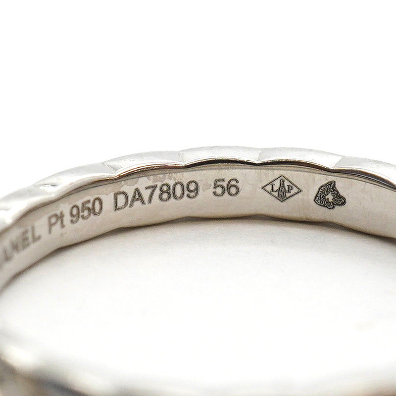 【6jhb0179】シャネル リング ココクラッシュ K18WG ホワイトゴールド ＃56【中古】メンズ