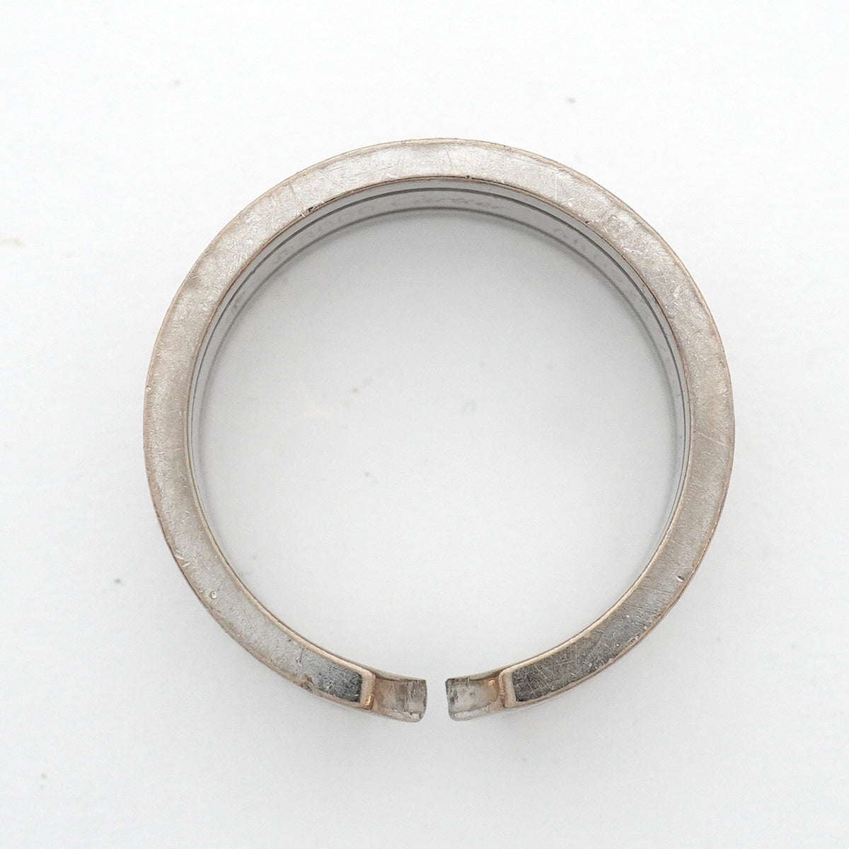 【6jhb0180】カルティエ リング C2 K18WG ホワイトゴールド ＃56【中古】メンズ