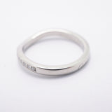 【6jhb0182】カルティエ リング バレリーナ Pt950 プラチナ ダイヤモンド ＃47【中古】レディース