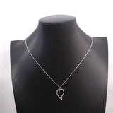 【6jhb0187-k】ティファニー ネックレス リーフ シルバー925【中古】レディース