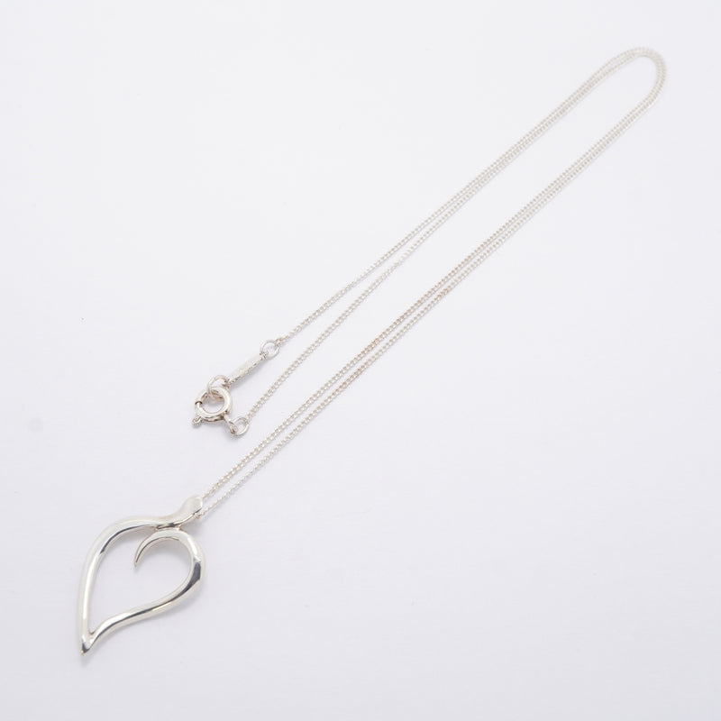 【6jhb0187-k】ティファニー ネックレス リーフ シルバー925【中古】レディース