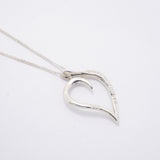 【6jhb0187-k】ティファニー ネックレス リーフ シルバー925【中古】レディース