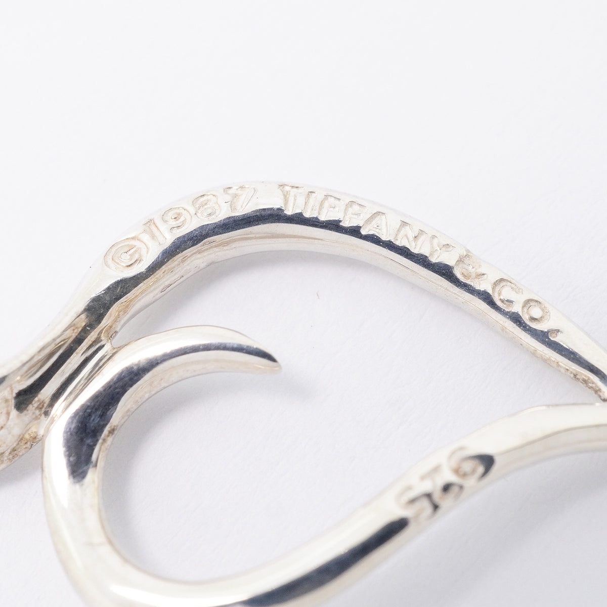 【6jhb0187-k】ティファニー ネックレス リーフ シルバー925【中古】レディース