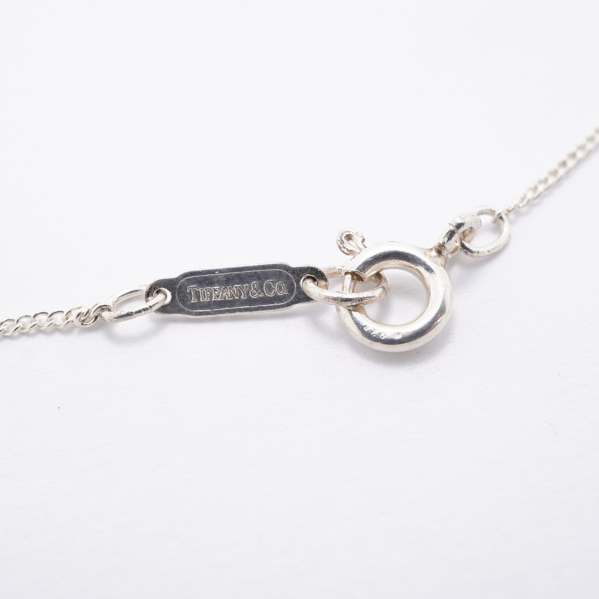 【6jhb0187-k】ティファニー ネックレス リーフ シルバー925【中古】レディース