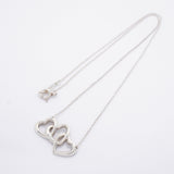 【6jhb0189-k】ティファニー ネックレス トリプルハート シルバー925【中古】レディース