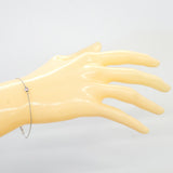 【6jhb0190-k】ティファニー ブレスレット バイザヤード シルバー925 ピンクサファイア【中古】レディース