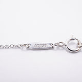【6jhb0204】ティファニー ネックレス Tスマイル ラージ K18WG ホワイトゴールド【中古】レディース