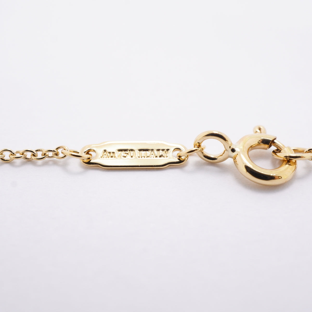 【6jhb0205】ティファニー ネックレス ノット スモール K18YG イエローゴールド【中古】レディース