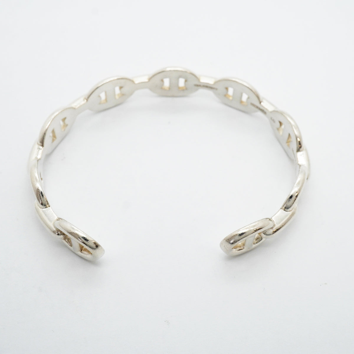 【6jhb0218】エルメス バングル アンシェネ シェーヌダンクル シルバー925【中古】メンズ レディース ユニセックス