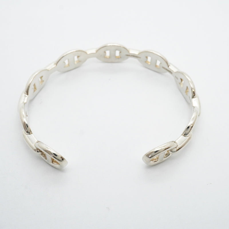 【6jhb0218】エルメス バングル アンシェネ シェーヌダンクル シルバー925【中古】メンズ レディース ユニセックス