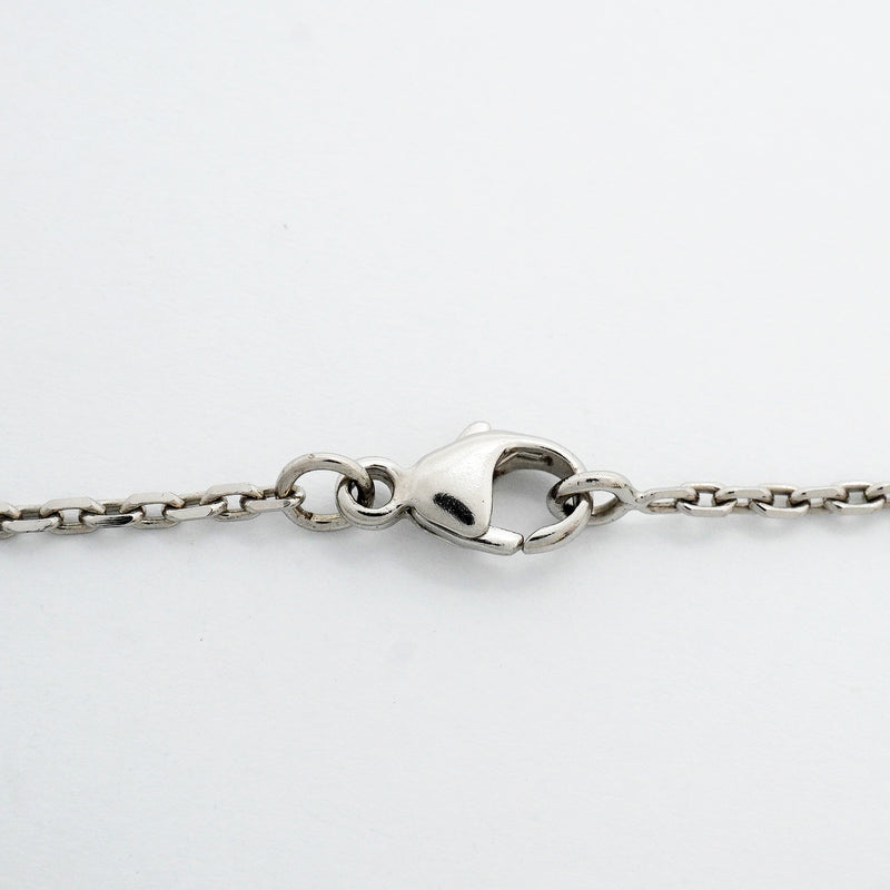 【6jhb0219】エルメス ネックレス ミニポップアッシュ メタル シルバー ホワイト【中古】レディース