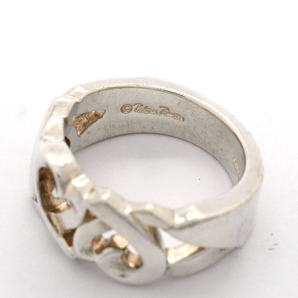 【6jhb0230】ティファニー リング トリプルラビングハート シルバー925 8.5号【中古】レディース