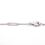 【6jhb0232】ヴァンクリーフ＆アーペル ネックレス ヴィンテージ アルハンブラ K18WG ホワイトゴールド ダイヤモンド【中古】レディース