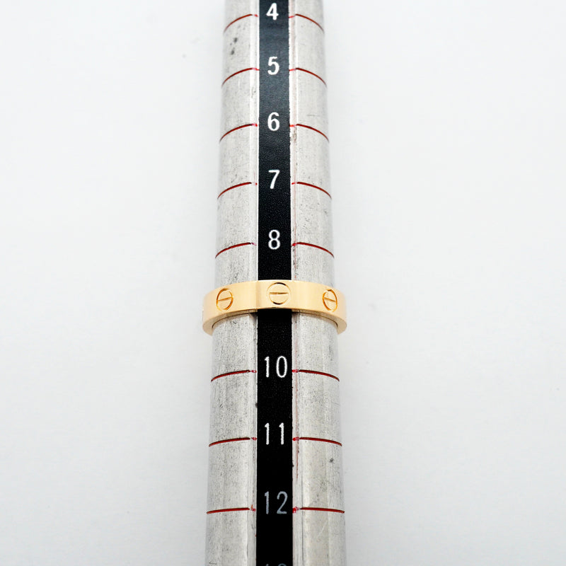 【6jhb0234】カルティエ リング ミニラブ K18PG ピンクゴールド ＃49【中古】レディース