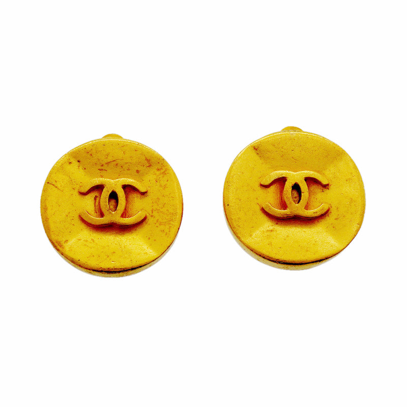 【6jhb0236】シャネル イヤリング ヴィンテージ ココマーク GPメッキ ゴールド【中古】レディース