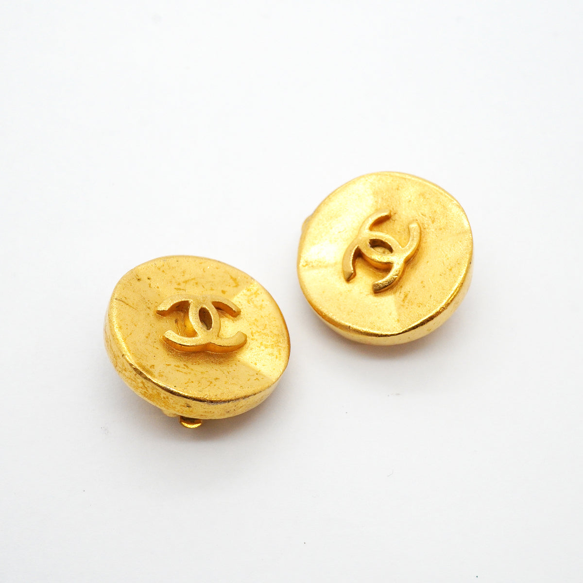 【6jhb0236】シャネル イヤリング ヴィンテージ ココマーク GPメッキ ゴールド【中古】レディース