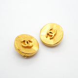 【6jhb0236】シャネル イヤリング ヴィンテージ ココマーク GPメッキ ゴールド【中古】レディース