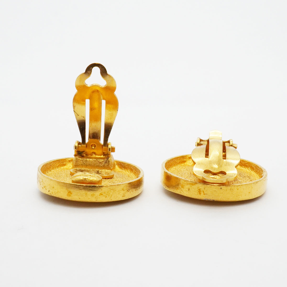 【6jhb0236】シャネル イヤリング ヴィンテージ ココマーク GPメッキ ゴールド【中古】レディース