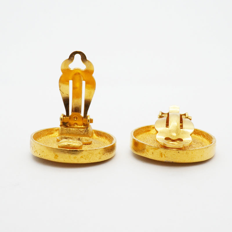 【6jhb0236】シャネル イヤリング ヴィンテージ ココマーク GPメッキ ゴールド【中古】レディース