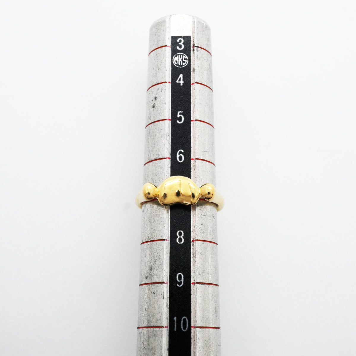 【6jhb0238】ティファニー リング ビーン K18YG イエローゴールド 7号【中古】レディース