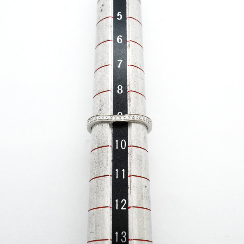 【6jhb0246】カルティエ リング バレリーナ Pt950 プラチナ ダイヤモンド ＃49【中古】レディース