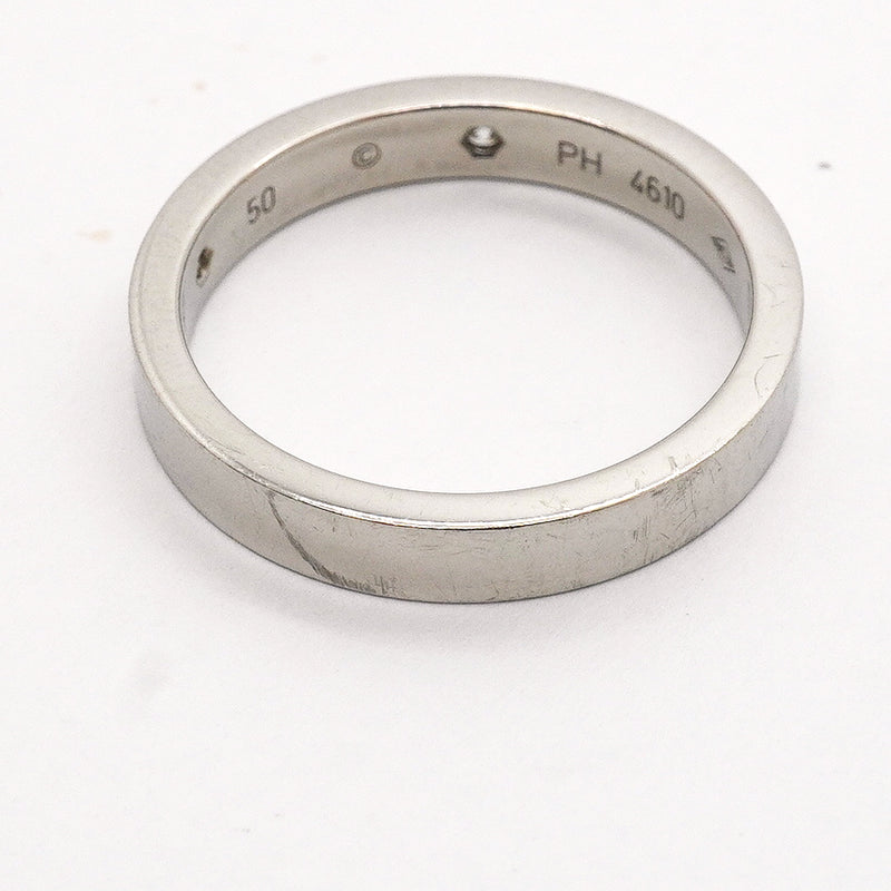 【6jhb0247】カルティエ リング Cドゥ 2PD Pt950 プラチナ ダイヤモンド ＃50【中古】レディース