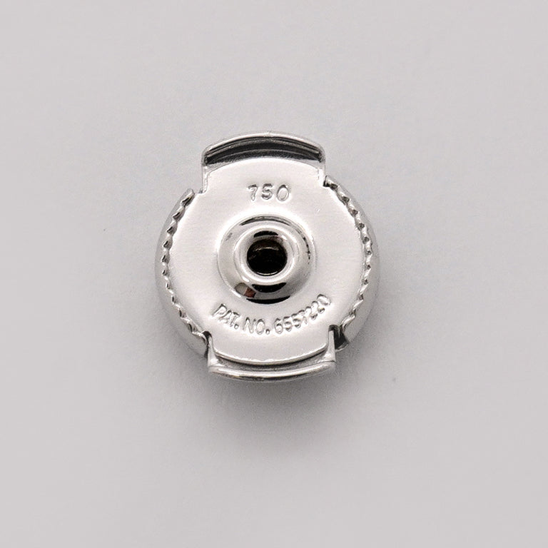 【6jhb0256】エルメス ピアス フィネス K18WG ホワイトゴールド ダイヤモンド【中古】レディース