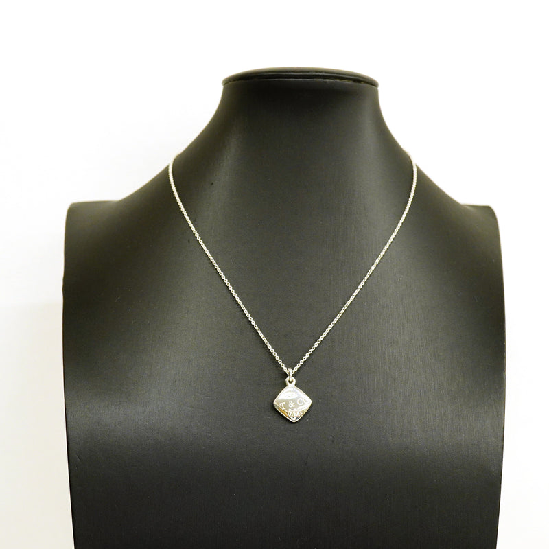 【6jhb0261】ティファニー ネックレス 1837/モンタージュ/クッション シルバー925【中古】レディース