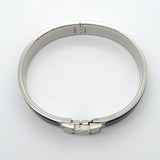 【6jhb0262】エルメス バングル クリッククラックPM メタル シルバー【中古】レディース
