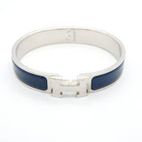 【6jhb0262】エルメス バングル クリッククラックPM メタル シルバー【中古】レディース