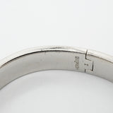 【6jhb0262】エルメス バングル クリッククラックPM メタル シルバー【中古】レディース