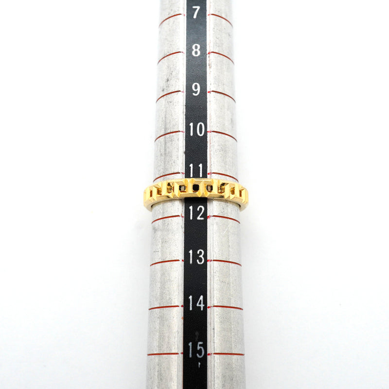 【6jhb0268】ティファニー リング Tトゥルー/ナロー K18YG イエローゴールド 11.5号【中古】レディース
