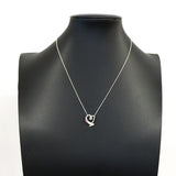【6jhb0270】ティファニー ネックレス ラビングハート シルバー925 レッド【中古】レディース