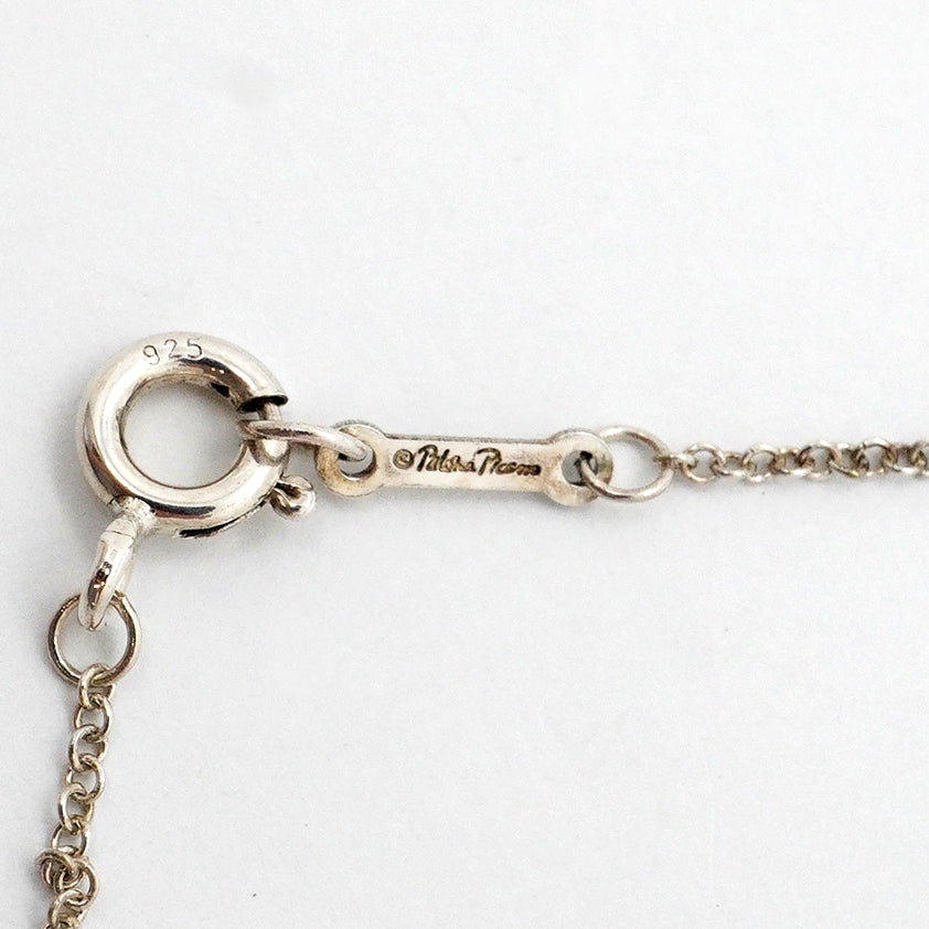 【6jhb0270】ティファニー ネックレス ラビングハート シルバー925 レッド【中古】レディース