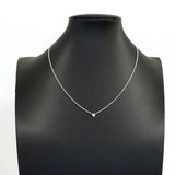 【6jhb0310-k】ティファニー ネックレス バイザヤード 1PD シルバー925 ダイヤモンド【中古】レディース
