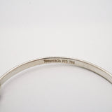 【6jhb0313-k】ティファニー バングル フック&アイ K18YG イエローゴールド シルバー925【中古】レディース