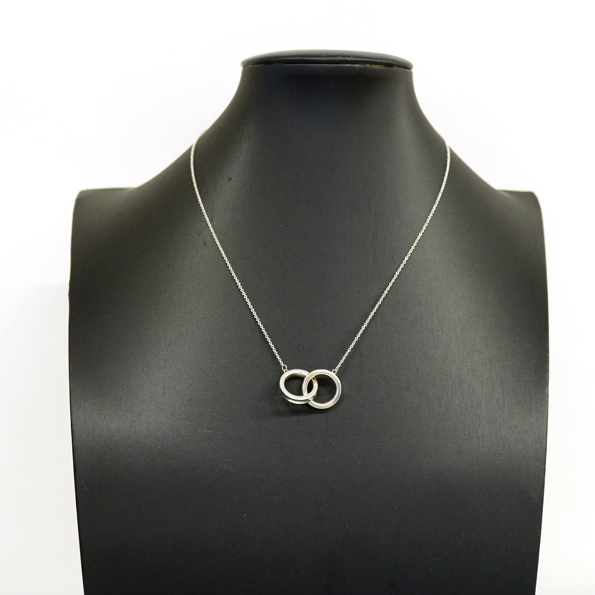 【6jhb0318-k】ティファニー ネックレス 1837/インターロッキング シルバー925【中古】レディース