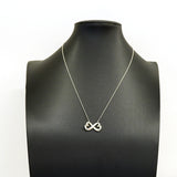 【6jhb0320-k】ティファニー ネックレス ダブルラビングハート シルバー925【中古】レディース