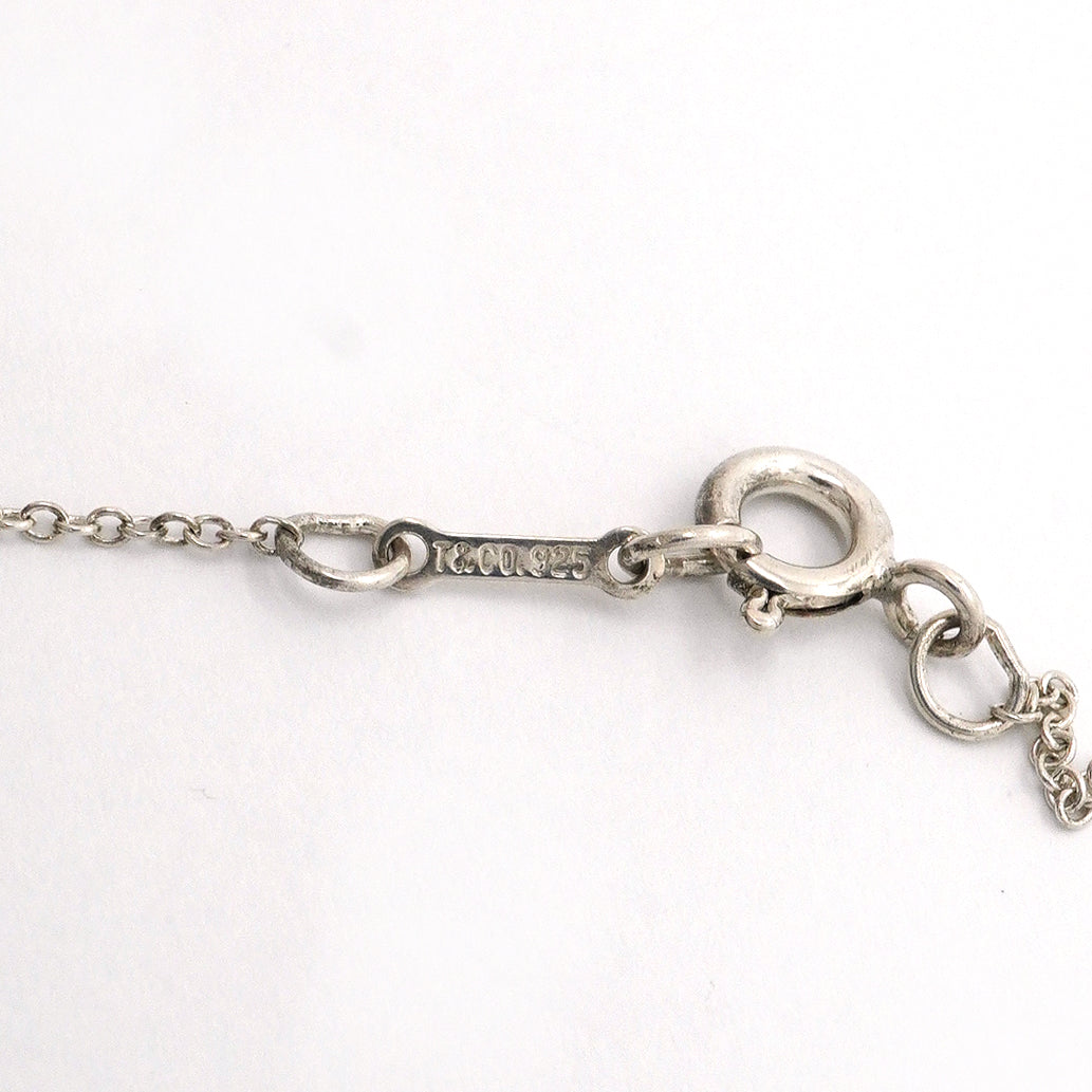 【6jhb0320-k】ティファニー ネックレス ダブルラビングハート シルバー925【中古】レディース