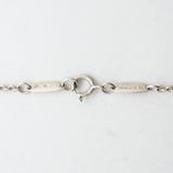 【6jhb0323-k】ティファニー ネックレス イニシャルM シルバー925【中古】レディース