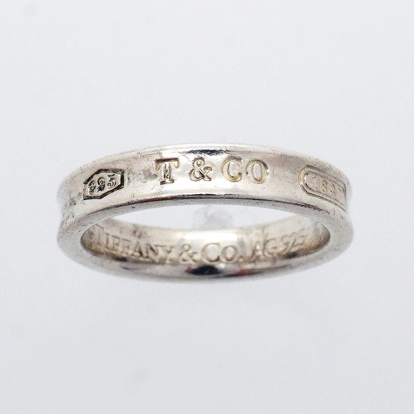 【6jhb0325-k】ティファニー リング ナロー シルバー925 10号【中古】レディース