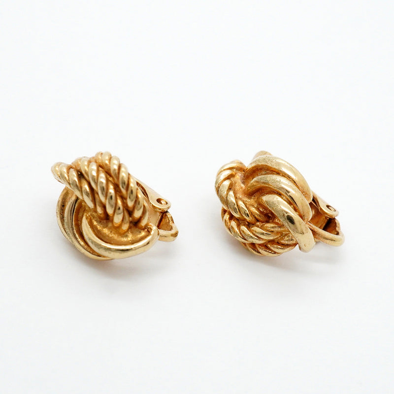 【6jhb0327】クリスチャンディオール イヤリング GPメッキ ゴールド【中古】レディース